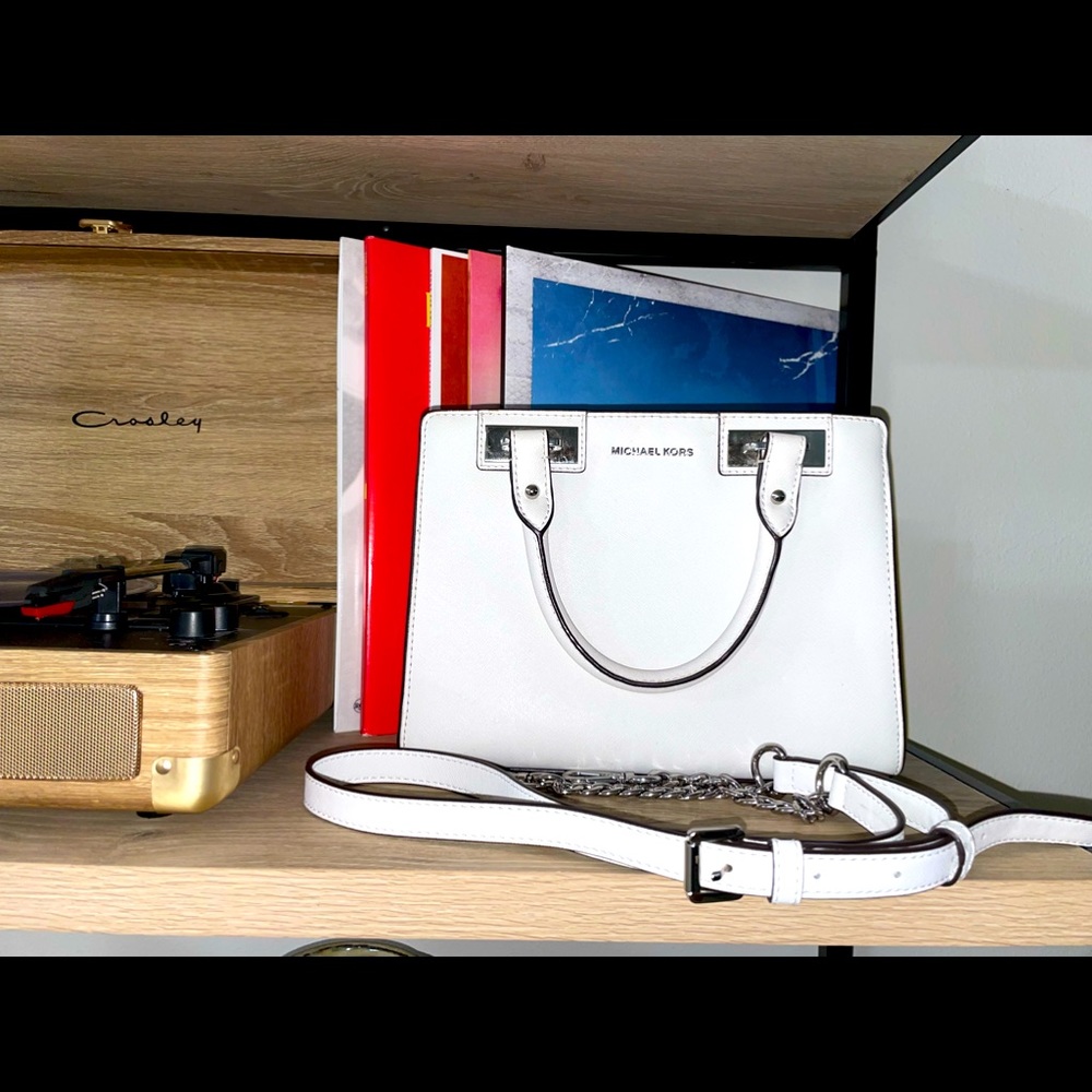 White Michael Kors bag
